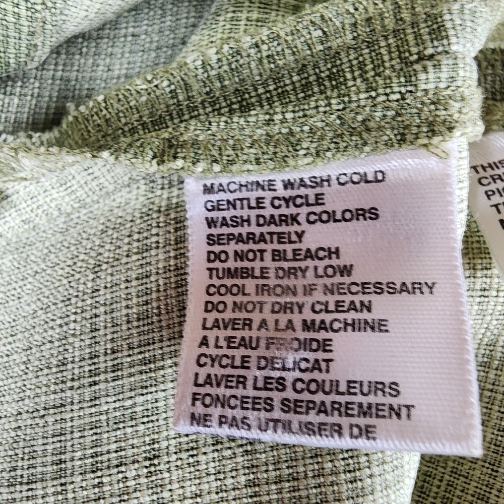 Tommy Bahama Silk Hawaiian Shirt Hibiscus Flower Damask  Avocado Green XLX - Picture 16 of 16